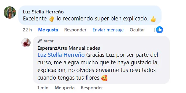 Testimonio alumna